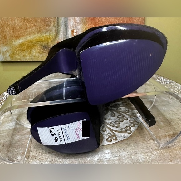 NWT London Trash “Wynne” Pony Hair Platform/Shootie with Ankle Strap. Size 7.5 - Picture 8 of 9